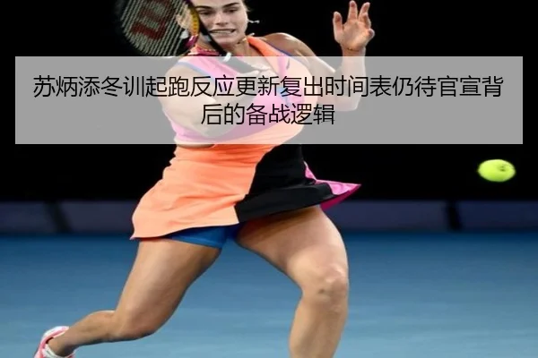 苏炳添冬训起跑反应更新复出时间表仍待官宣背后的备战逻辑 - ManBetX